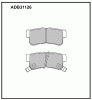 ALLIED NIPPON ADB31126 Колодки дисковые