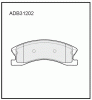 ALLIED NIPPON ADB31202 Колодки дисковые