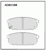 ALLIED NIPPON ADB31288 Колодки дисковые