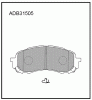 ALLIED NIPPON ADB31505 Колодки дисковые