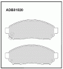 ALLIED NIPPON ADB31520 Колодки передние