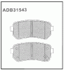 ALLIED NIPPON ADB31543 ADB31543 Колодки AN
