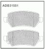 ALLIED NIPPON ADB31551 Колодки тормозные дисковые