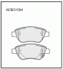 ALLIED NIPPON ADB31594 Колодки передние