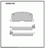ALLIED NIPPON ADB3163 Колодки передние