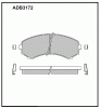 ALLIED NIPPON ADB3172 Колодки дисковые
