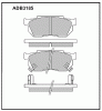 ALLIED NIPPON ADB3185 Колодки передние