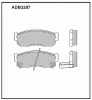 ALLIED NIPPON ADB3207 Колодки дисковые
