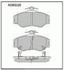 ALLIED NIPPON ADB3225 Колодки передние