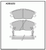 ALLIED NIPPON ADB3253 Колодки дисковые