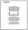 ALLIED NIPPON ADB3405 Колодки дисковые
