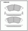 ALLIED NIPPON ADB3435 Колодки передние