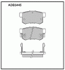 ALLIED NIPPON ADB3445 Колодки дисковые