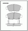 ALLIED NIPPON ADB3556 Колодки тормозные дисковые