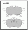 ALLIED NIPPON ADB3583 Колодки передние