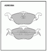 ALLIED NIPPON ADB3584 Колодки дисковые