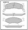 ALLIED NIPPON ADB3724 Колодки дисковые