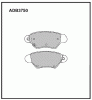 ALLIED NIPPON ADB3750 Колодки тормозные дисковые