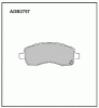 ALLIED NIPPON ADB3757 Колодки дисковые
