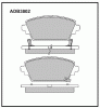 ALLIED NIPPON ADB3802 Колодки передние