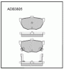 ALLIED NIPPON ADB3805 Колодки дисковые