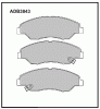 ALLIED NIPPON ADB3843 Колодки передние