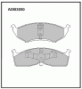 ALLIED NIPPON ADB3850 Колодки передние
