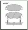 ALLIED NIPPON ADB3867 Колодки передние