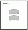 ALLIED NIPPON ADB3879 Колодки дисковые