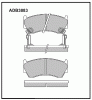 ALLIED NIPPON ADB3883 Колодки дисковые