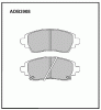 ALLIED NIPPON ADB3908 Колодки передние