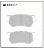 ALLIED NIPPON ADB3935 Колодки дисковые