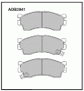 ALLIED NIPPON ADB3941 Колодки передние