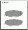 ALLIED NIPPON ADB3977 Колодки задние