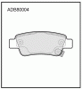 ALLIED NIPPON ADB80004 Колодки задние