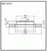 ALLIED NIPPON ADC0101V Диск тормозной передний