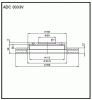 ALLIED NIPPON ADC0333V Диск тормозной передний