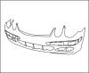 API MD5700000-0000 БАМПЕР E-CLASS (W211) ПЕРЕДНИЙ ГРУНТОВАННЫЙ/СЕРЫЙ 02- КЛАССИК АБС