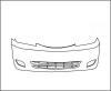 API TY3800000-3000 CAMRY `02-03 БАМПЕР ПЕРЕДНИЙ, ГРУНТОВАННЫЙ, С ОТВЕРСТИЯМИ ПОД П/ТУМАННЫЕ ФАРЫ