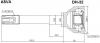 ASVA DH32 ШРУС НАРУЖНЫЙ 23x42x26