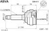ASVA DW011 ШРУС НАРУЖНЫЙ 22x52x33