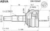 ASVA DW-152A47 Шрус наружний с кольцом ABS