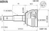 ASVA GM-109 Шрус наружний 29x52x33
