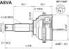 ASVA MT11A47 ШРУС НАРУЖНЫЙ 23x50x25