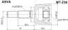 ASVA MTZ36 ШРУС НАРУЖНЫЙ 21X53X25 [12]