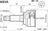 ASVA MZ04 ШРУС НАРУЖНЫЙ 21x52x24