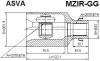 ASVA MZIRGG ШРУС ВНУТРЕННИЙ ПРАВЫЙ 33x43x28
