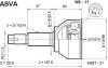 ASVA NS11 ШРУС НАРУЖНЫЙ 25x52.3x25