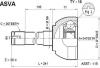 ASVA TY15 ШРУС НАРУЖНЫЙ 24x59x30