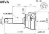 ASVA TY68 ШРУС НАРУЖНЫЙ 22x58x24